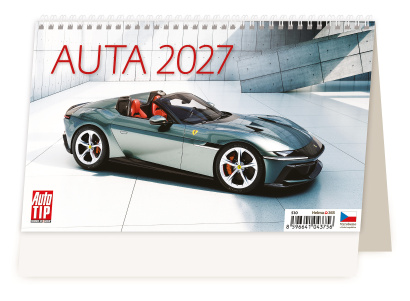Stolní kalendář - Auta 2027