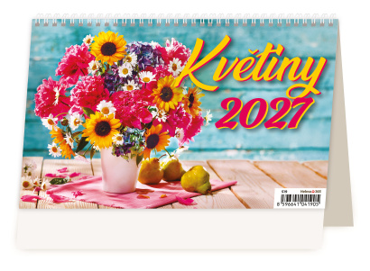 Stolní kalendář - Květiny 2027