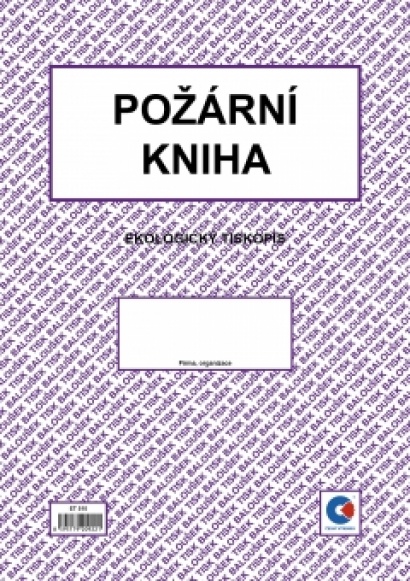 Požární kniha A4