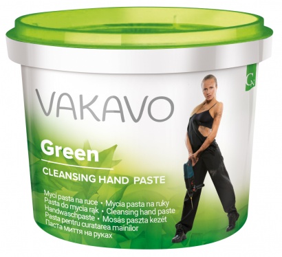 Mycí pasta  na ruce Vakavo Green          500 g