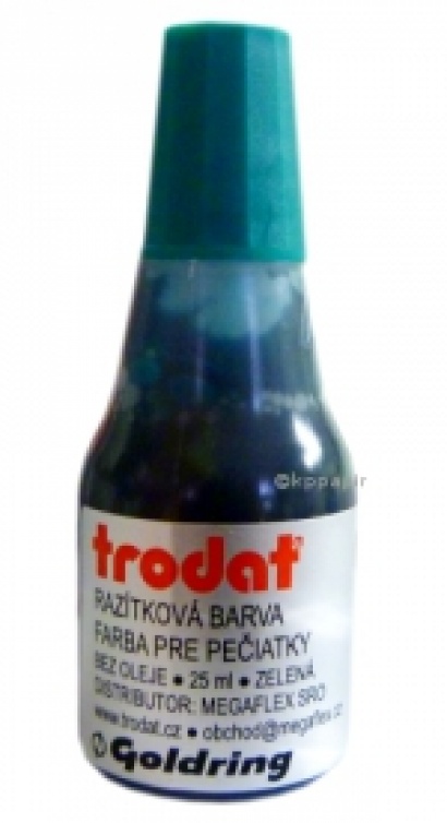 Razítková barva TRODAT 25 ml zelená