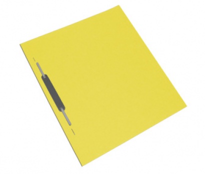 Rychlovazač kartonový obyčejný A4  žlutý 100 ks